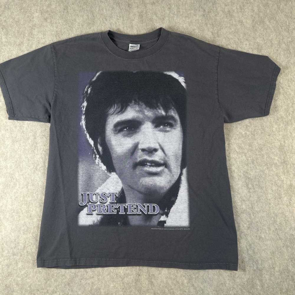 Vintage‎ Elvis Presley T Shirt Size XLarge Anvil Tag  2000